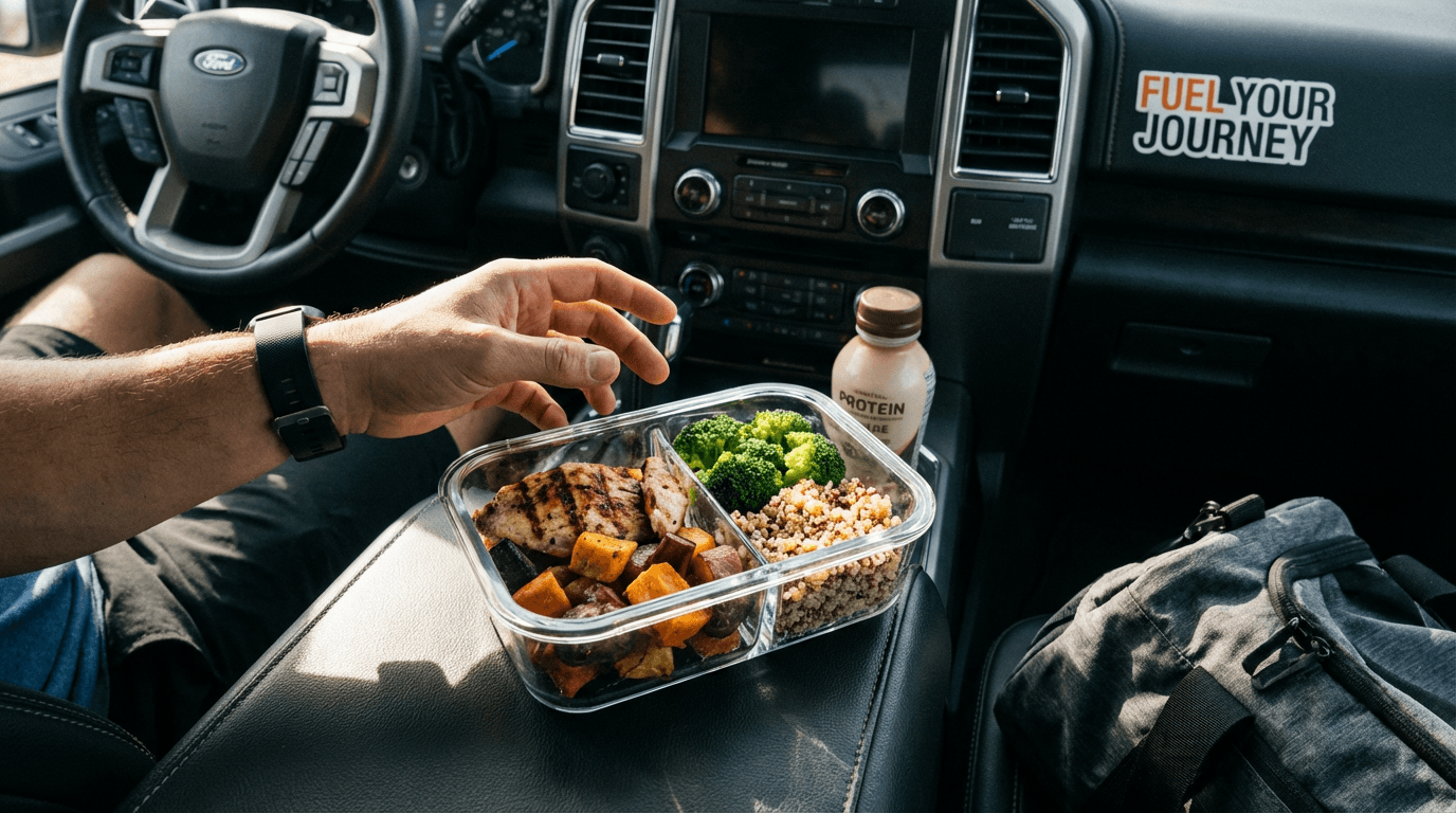 Jak schudnąć, siedząc za kółkiem 9 godzin dziennie? 5 prostych nawyków.